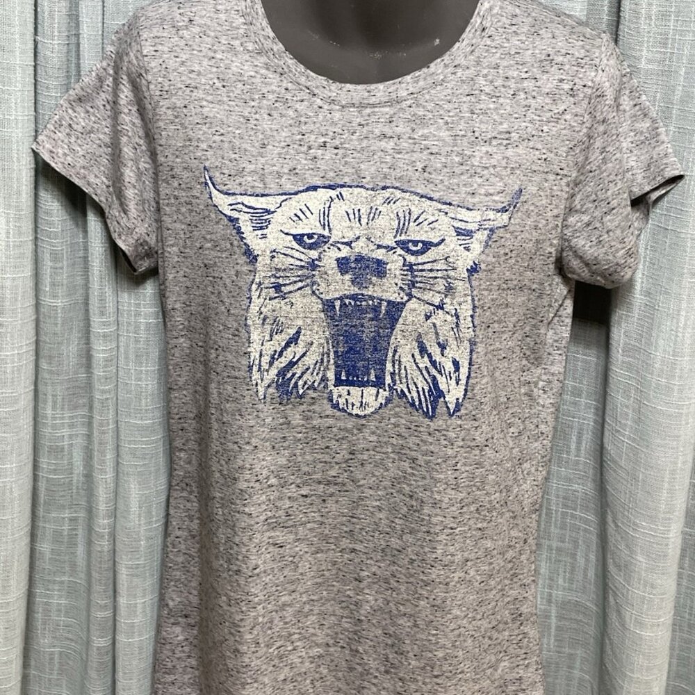 Top Of The World- Retro Style Kentucky Wildcats Logo Gray T-Shirt Adult L